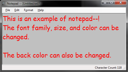 how to use notepad ++ to write vb